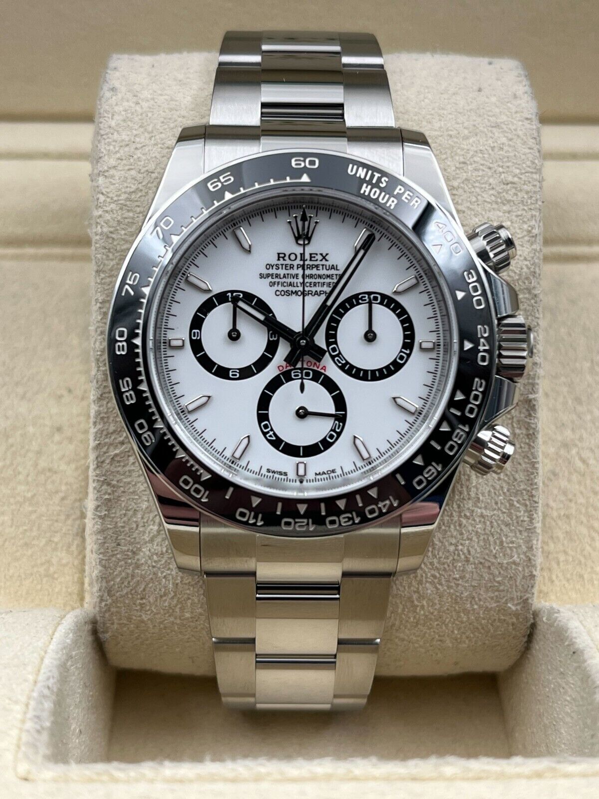Rolex Daytona White Ceramic 126500LN Box & Papers 2025
