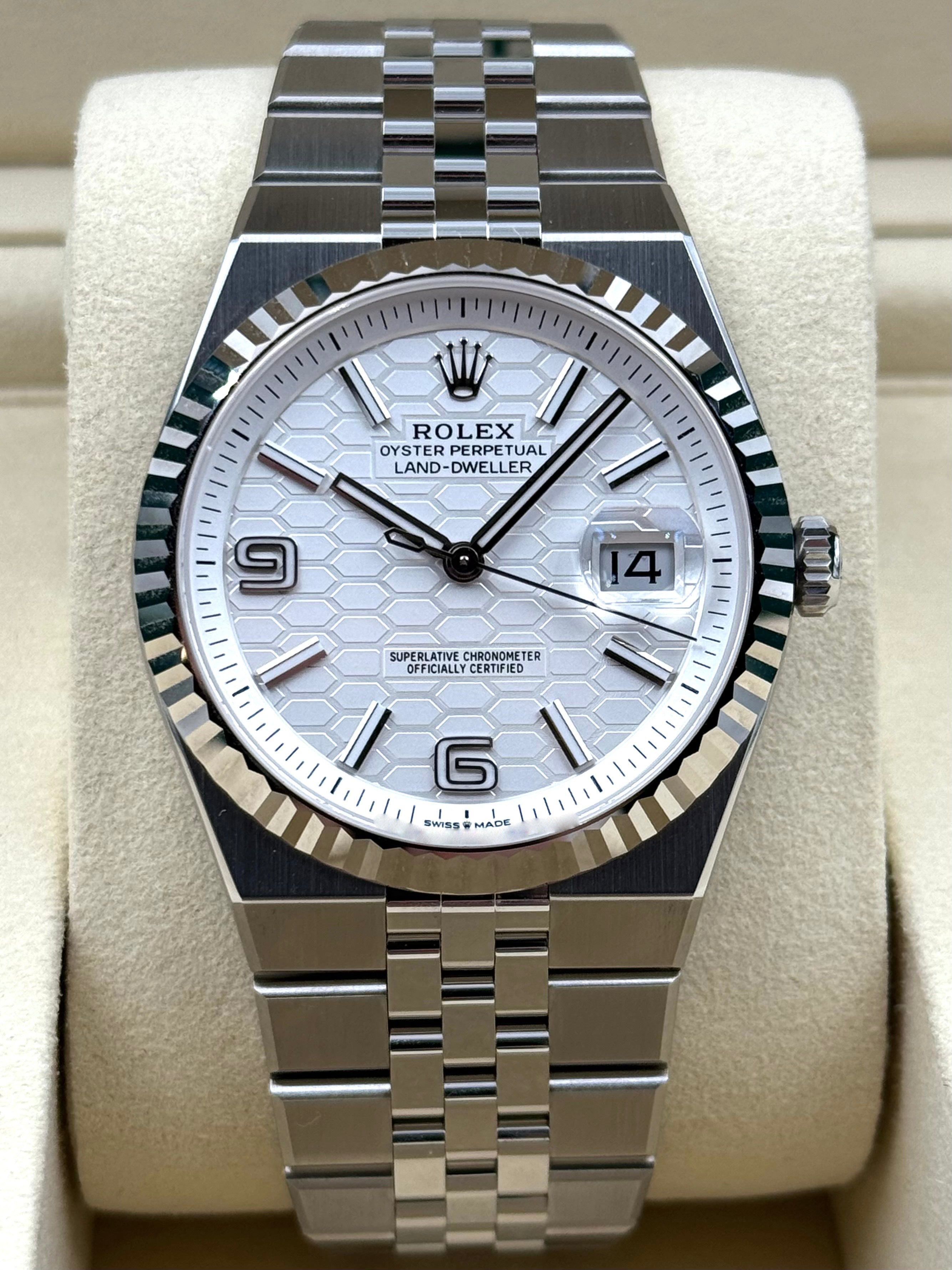 Rolex Land-Dweller 40mm Stainless Steel Bracelet 127334 Box & Papers 2025