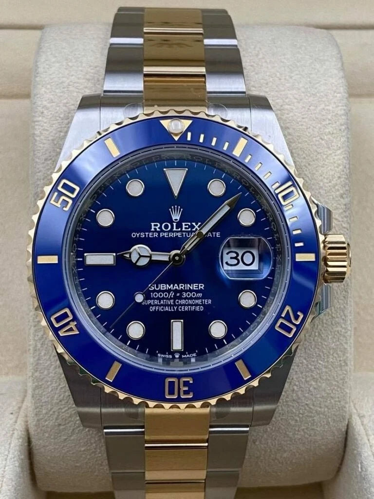 Rolex Submariner Date 41mm Blue Dial Two Tone 126613LB Box & Papers 2025